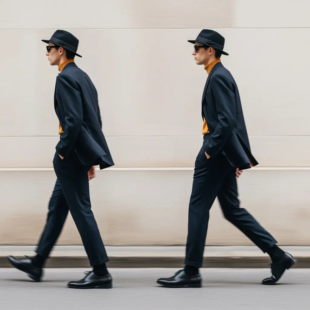 Charcoal Slim-Fit Dress Pants