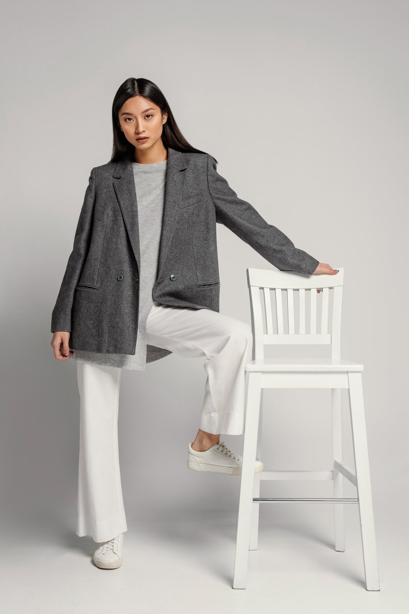 Knitted Tailored Blazer