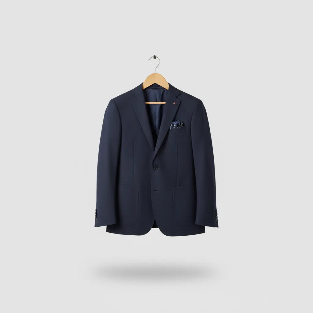 Navy Tailored Suit Jacket