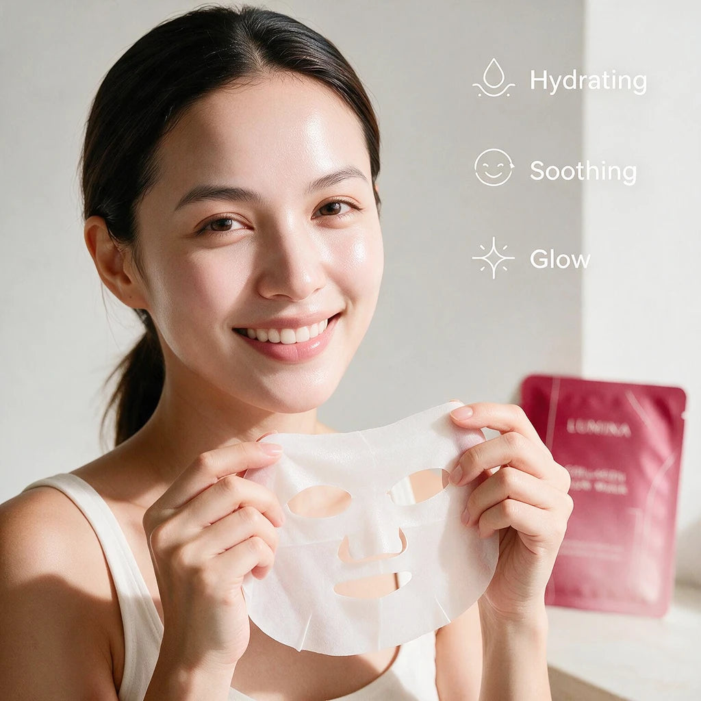 Marine Collagen Glow Sheet Mask – Hydrating & Plumping