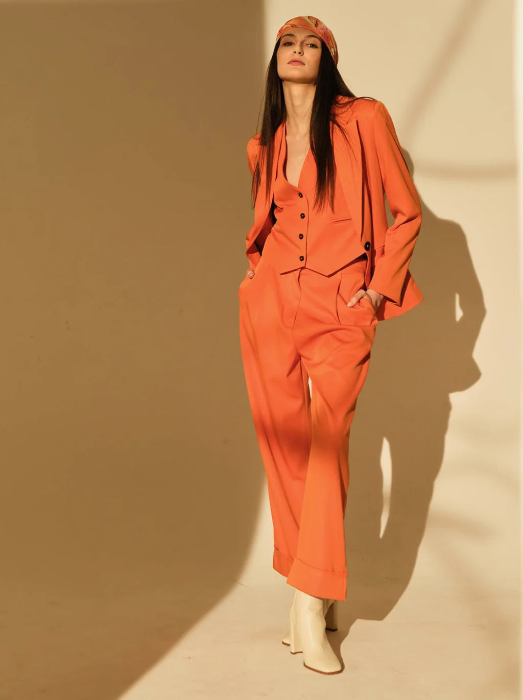Coral Three Piece Suit