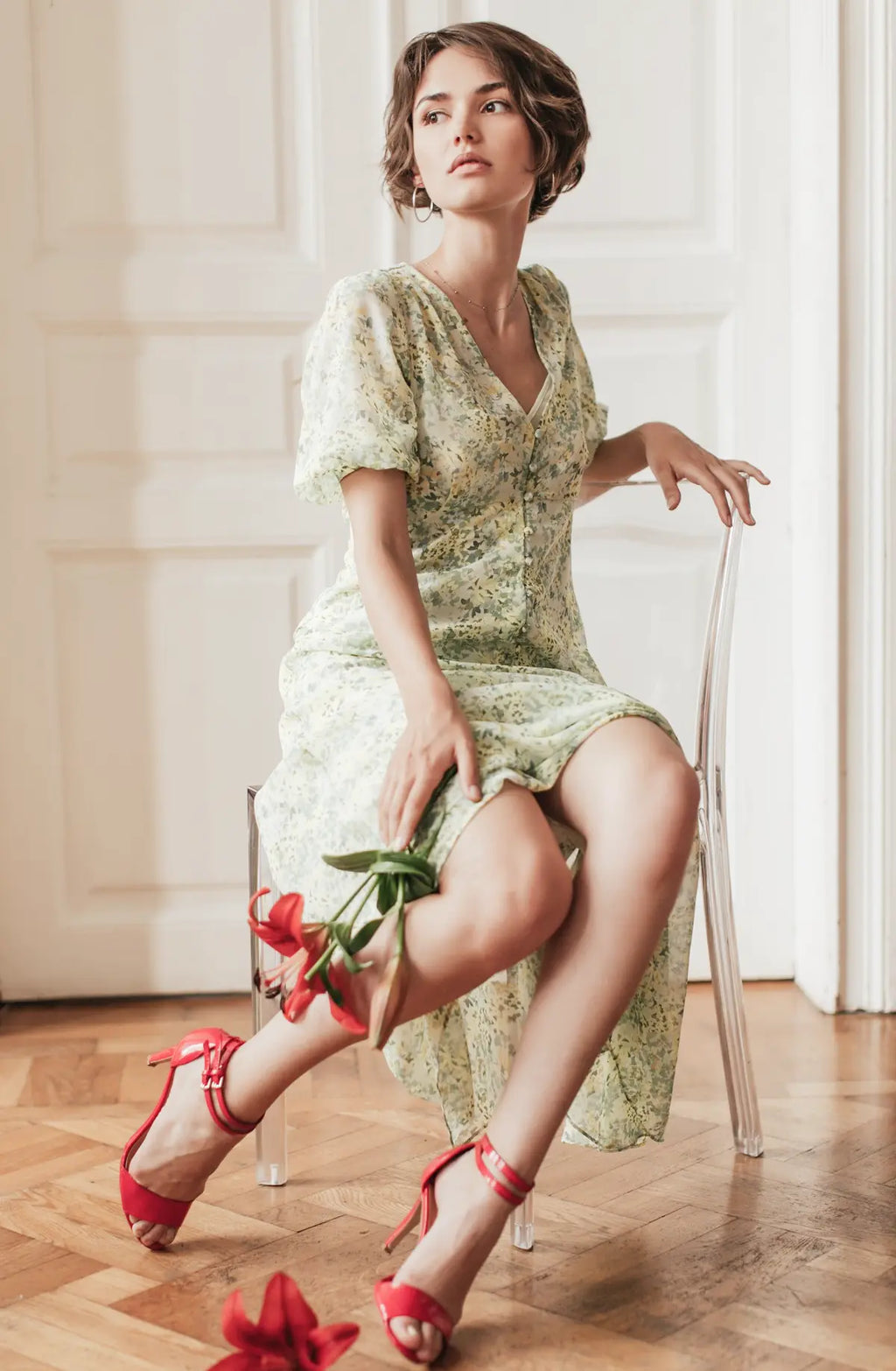 Liora Lace Midi