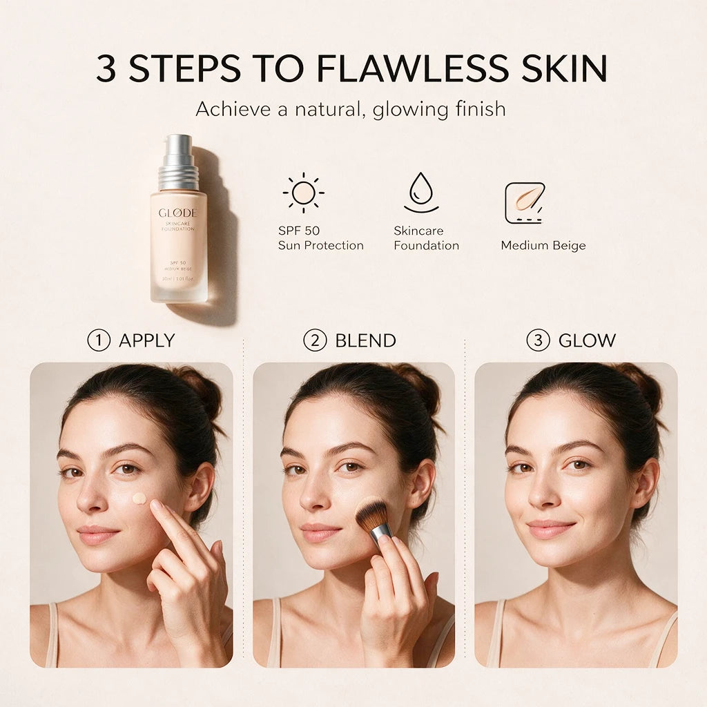 GLØDE Skincare Foundation SPF 50