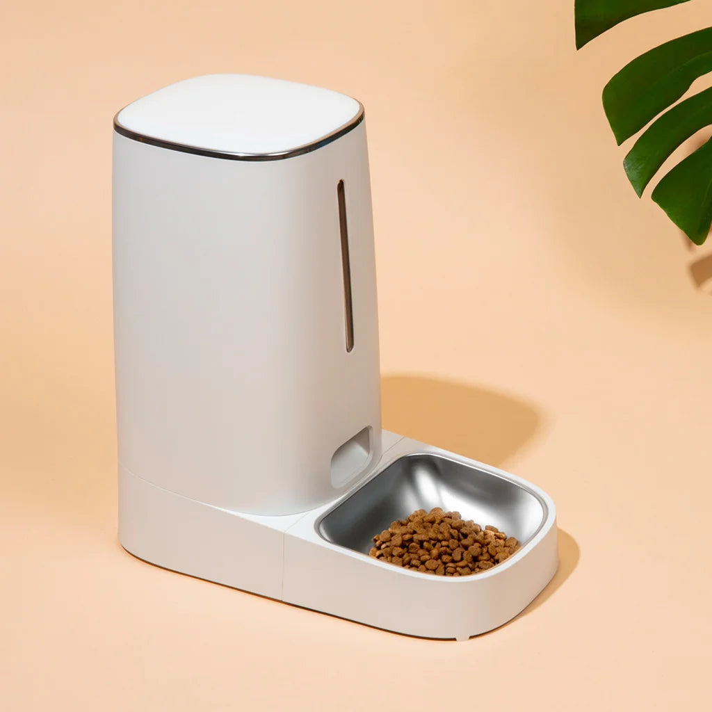 Gravity Pet Feeder with Steel Bowl