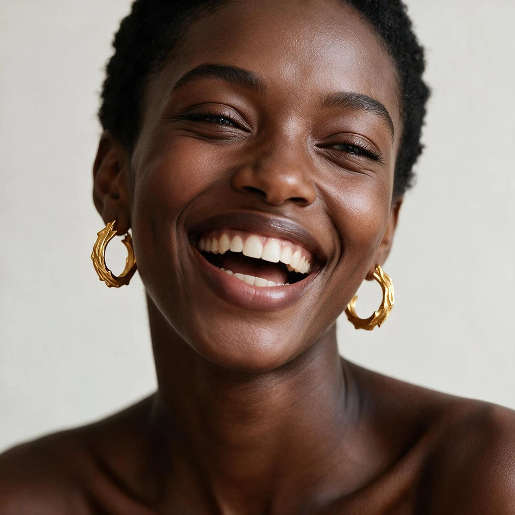 Textured Hoop Earrings