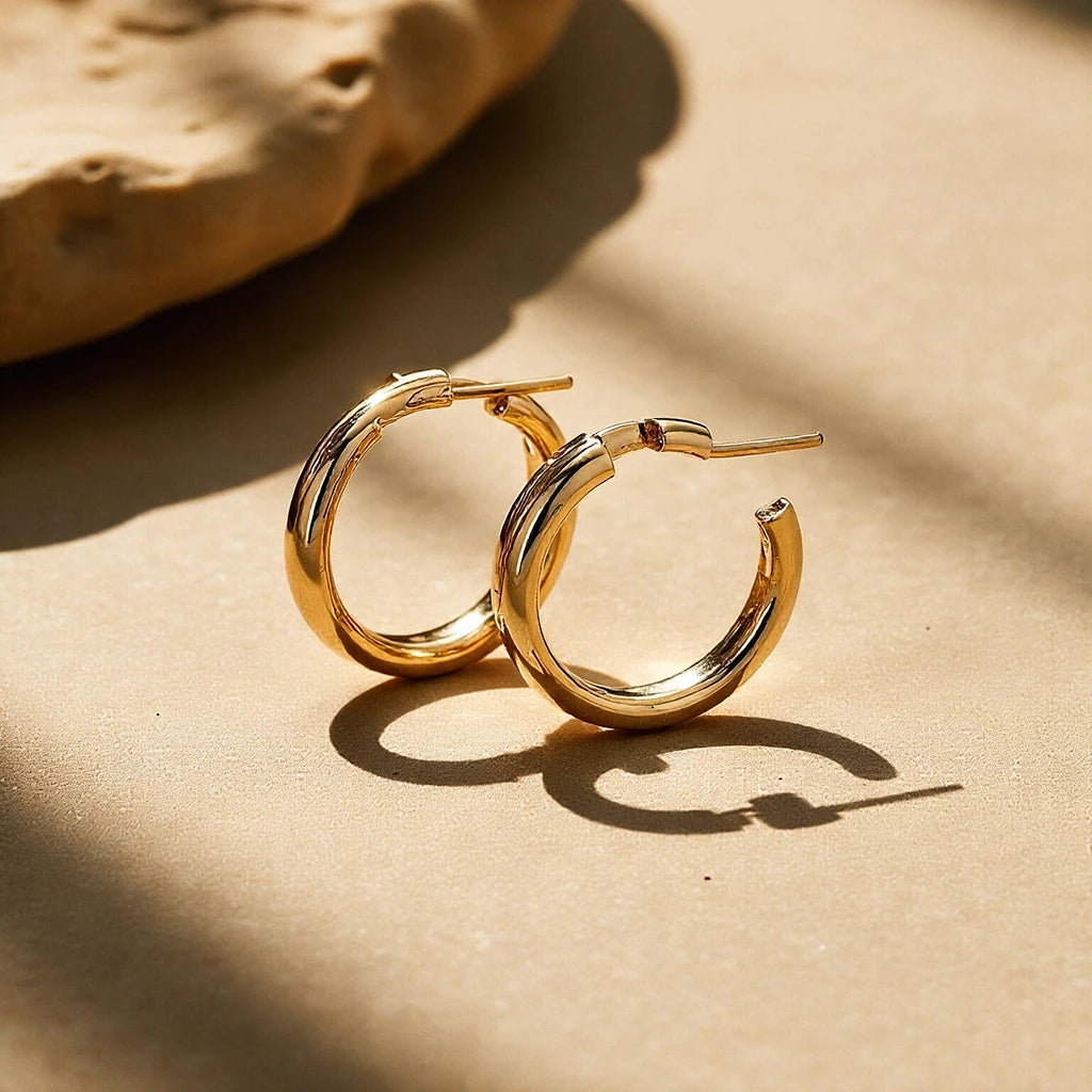 Chunky Hoop Earrings
