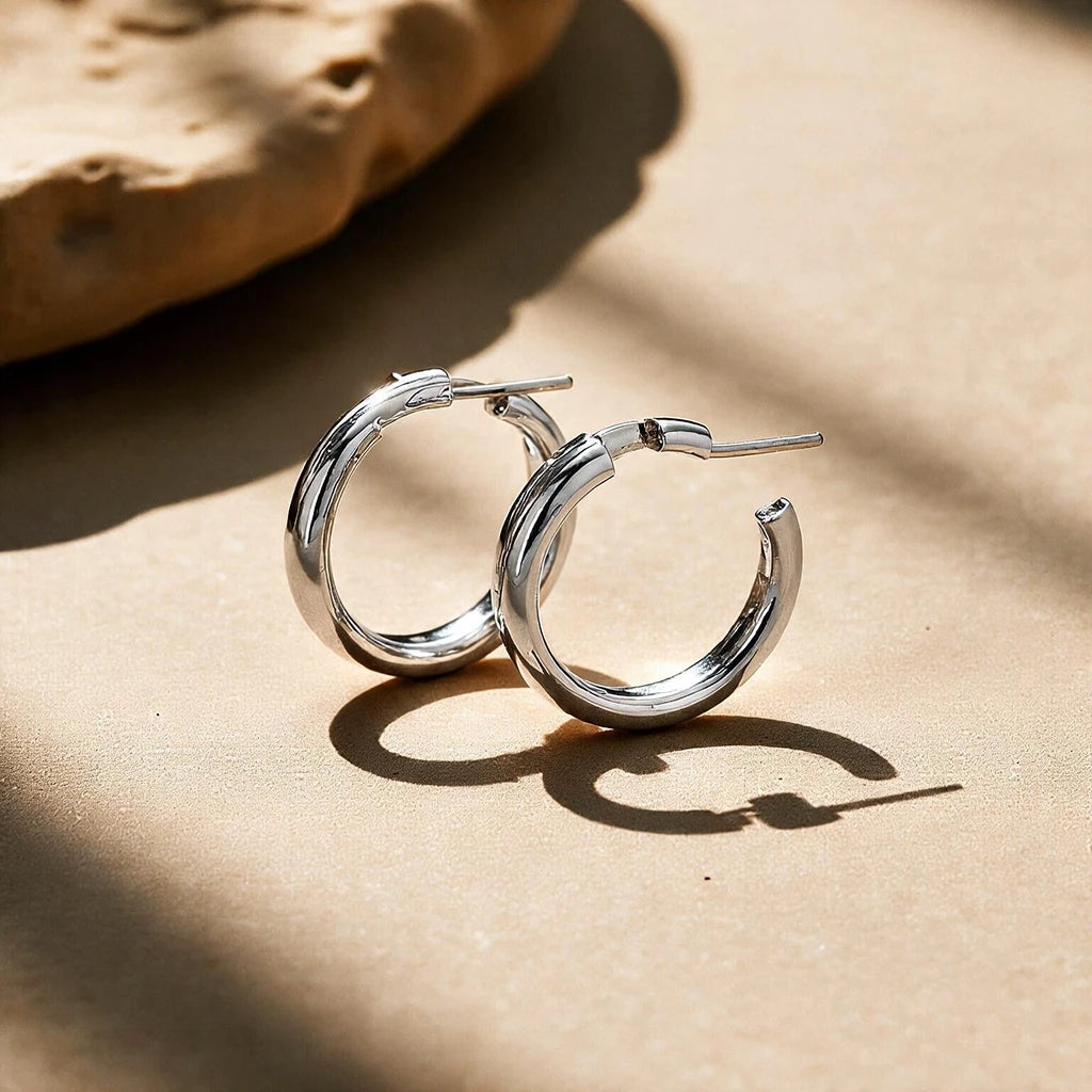 Chunky Hoop Earrings