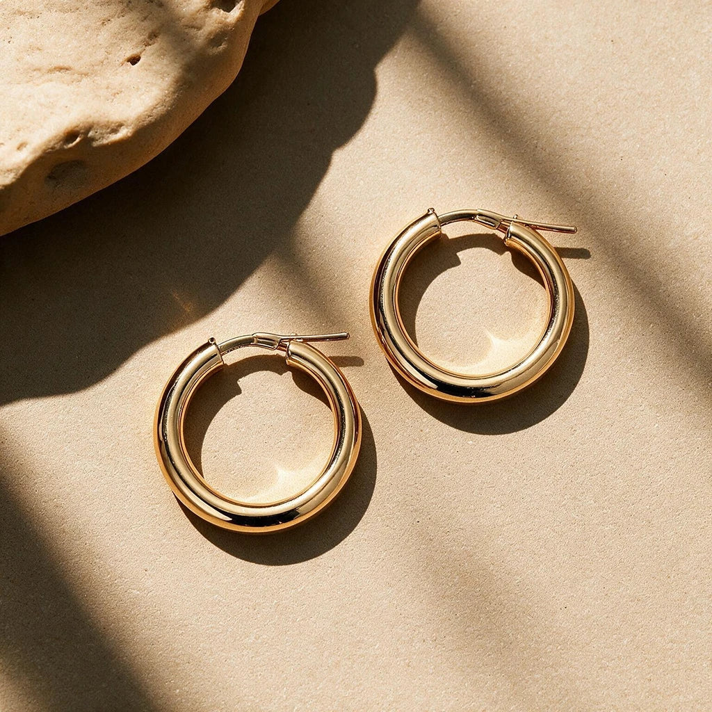 Chunky Hoop Earrings
