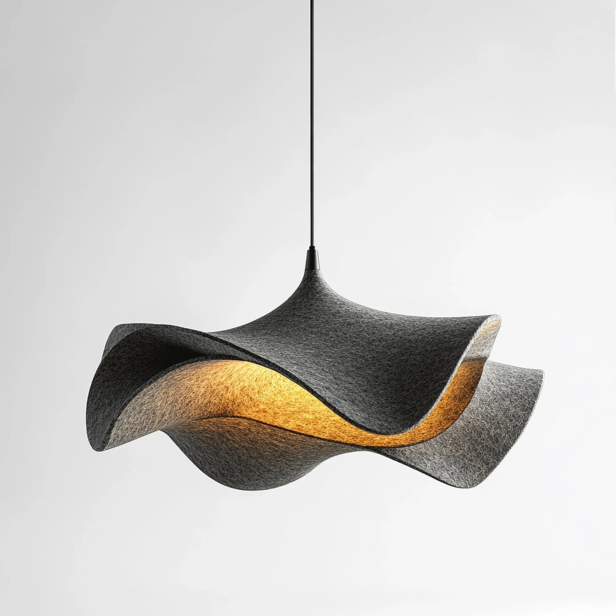 Modern Wavy Pendant Light