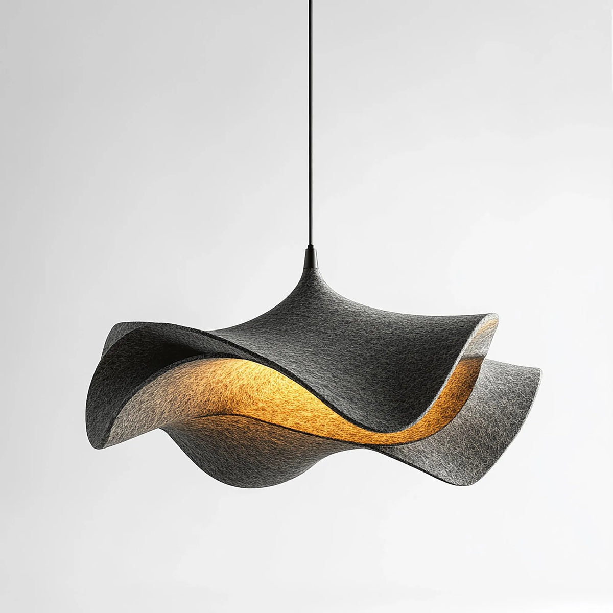 Modern Wavy Pendant Light