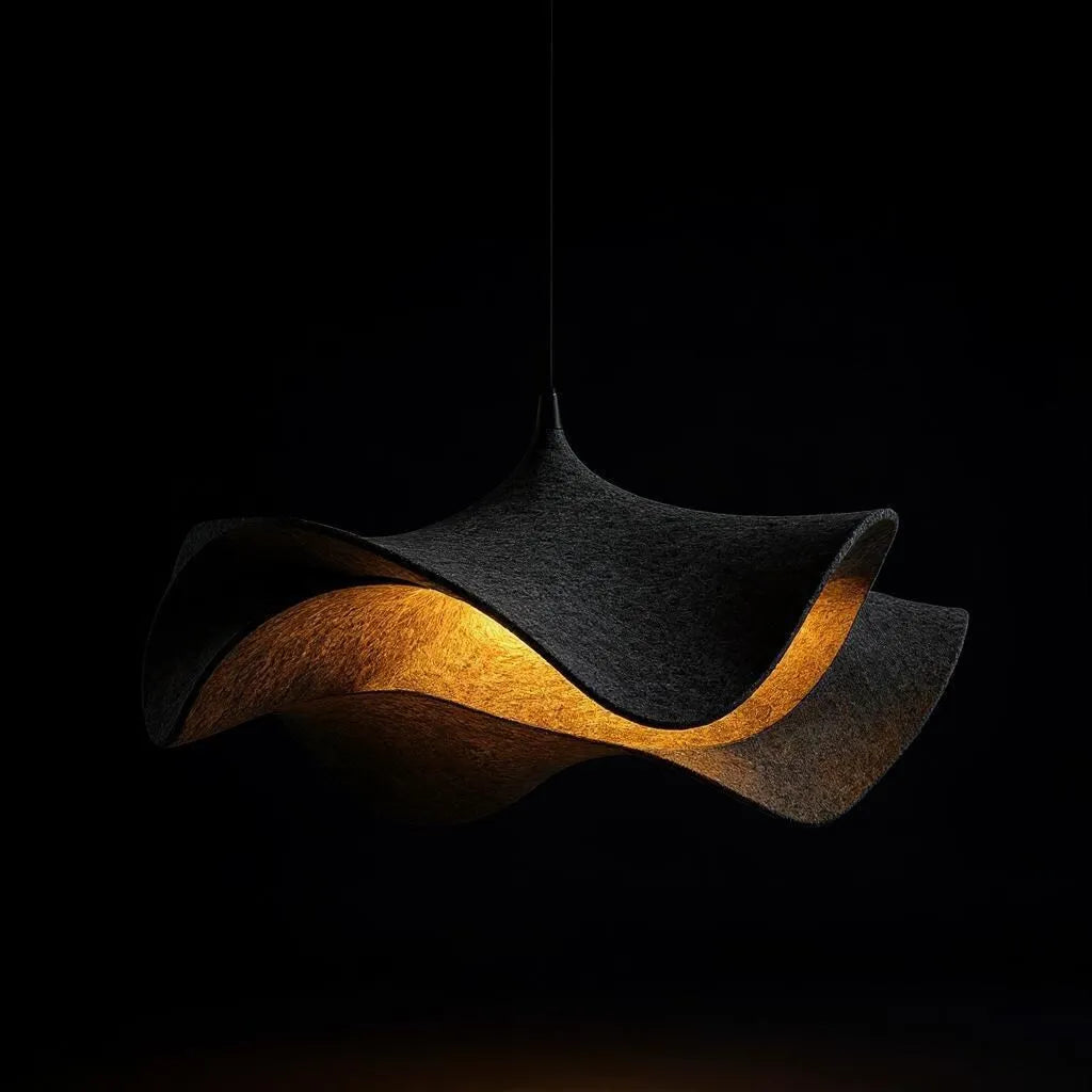 Modern Wavy Pendant Light