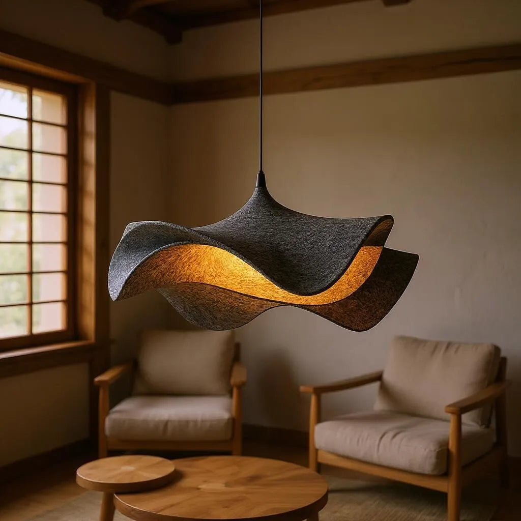Modern Wavy Pendant Light
