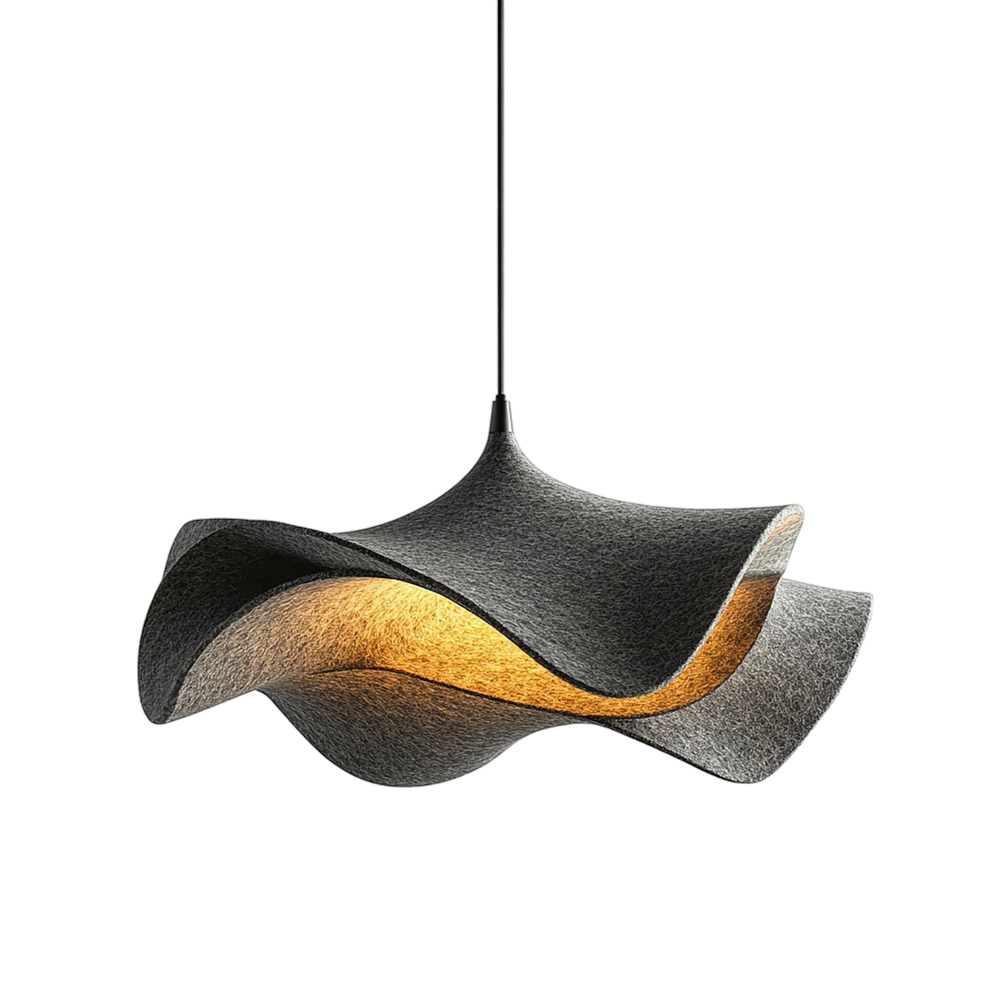 Modern Wavy Pendant Light