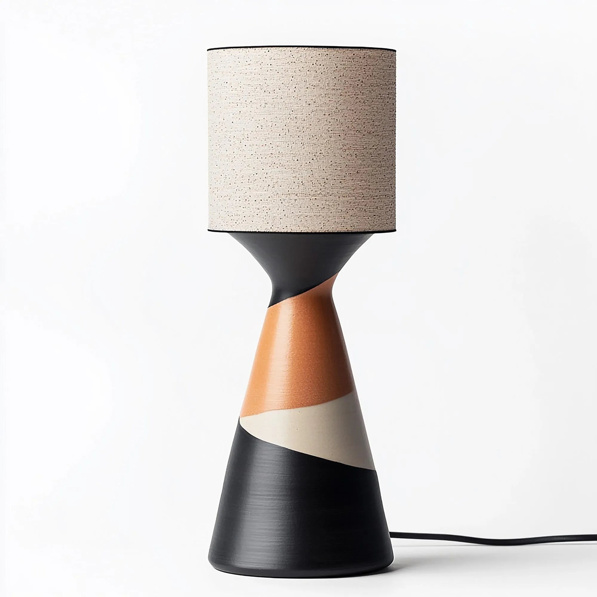Textured Cylinder Table Lamp