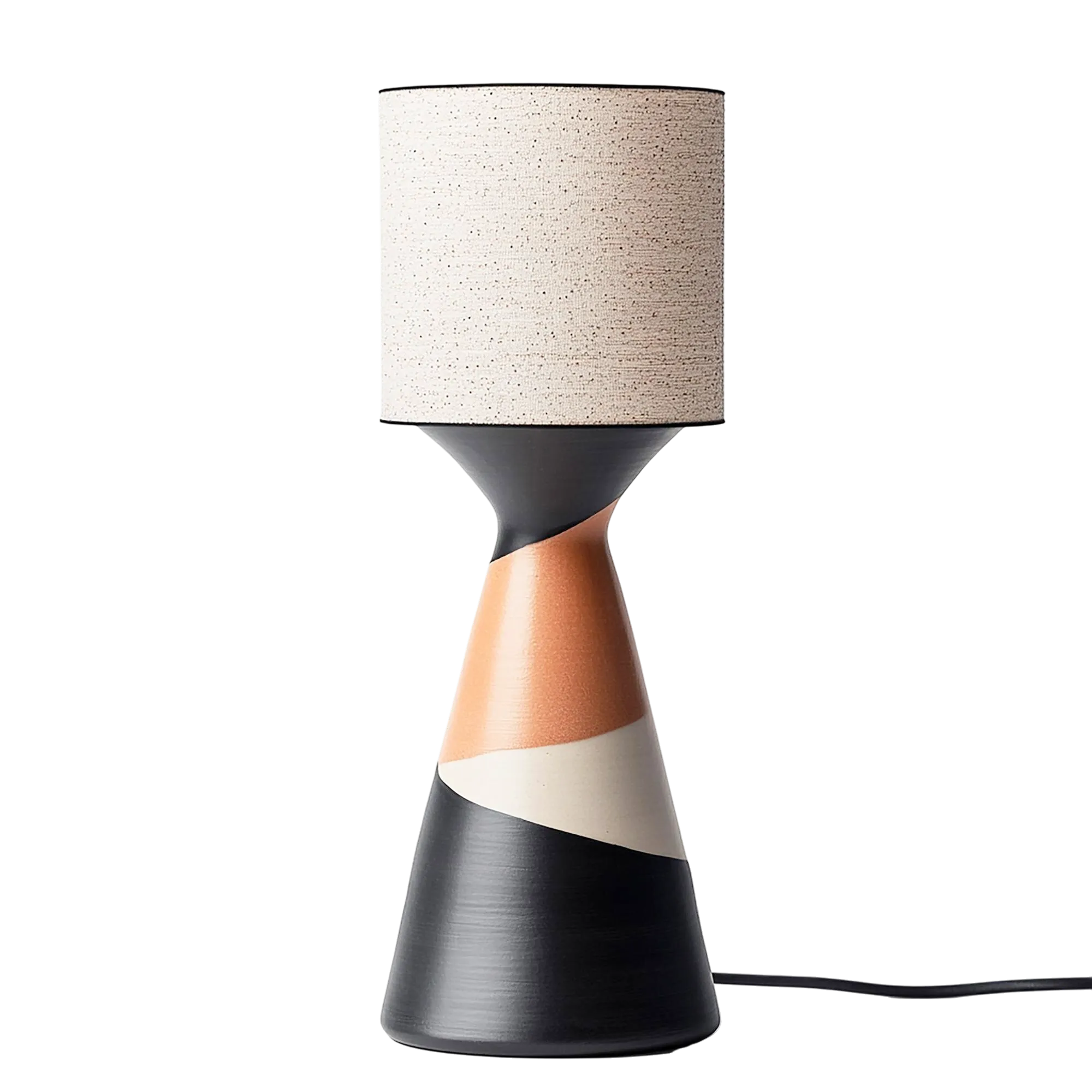 Textured Cylinder Table Lamp