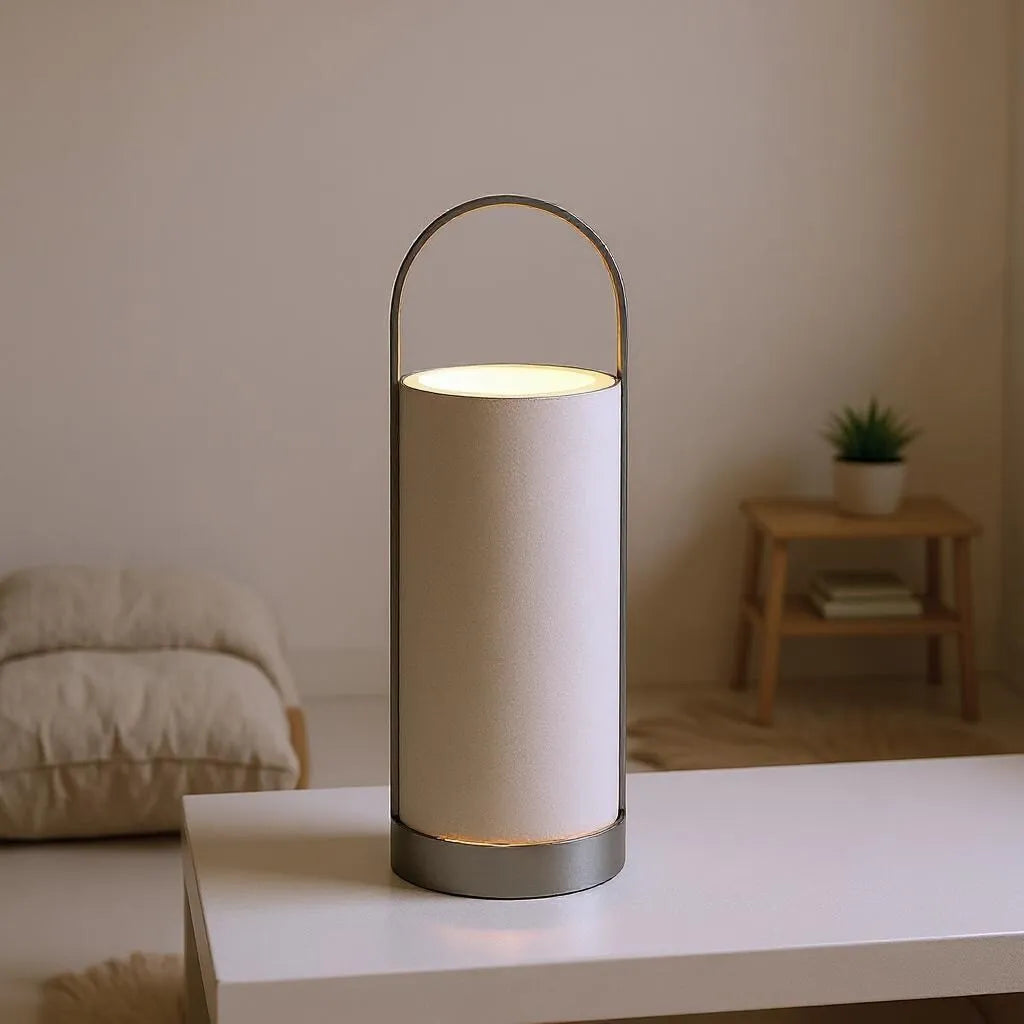 Tall Oval Lamp