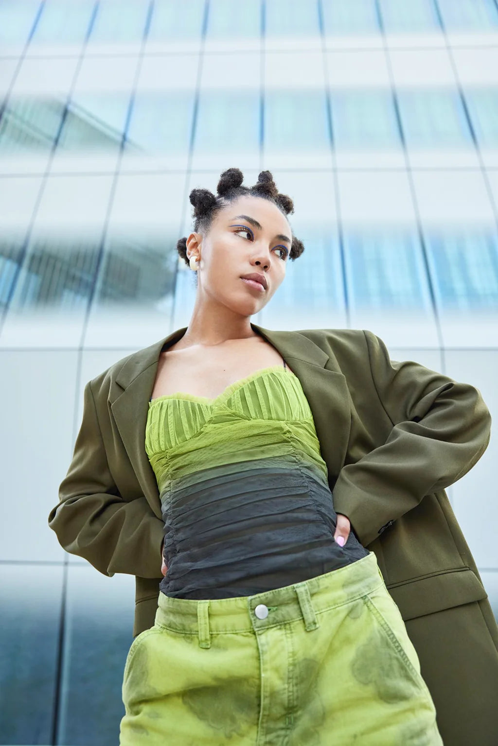 Olive and Acid Lime Three Piece Set