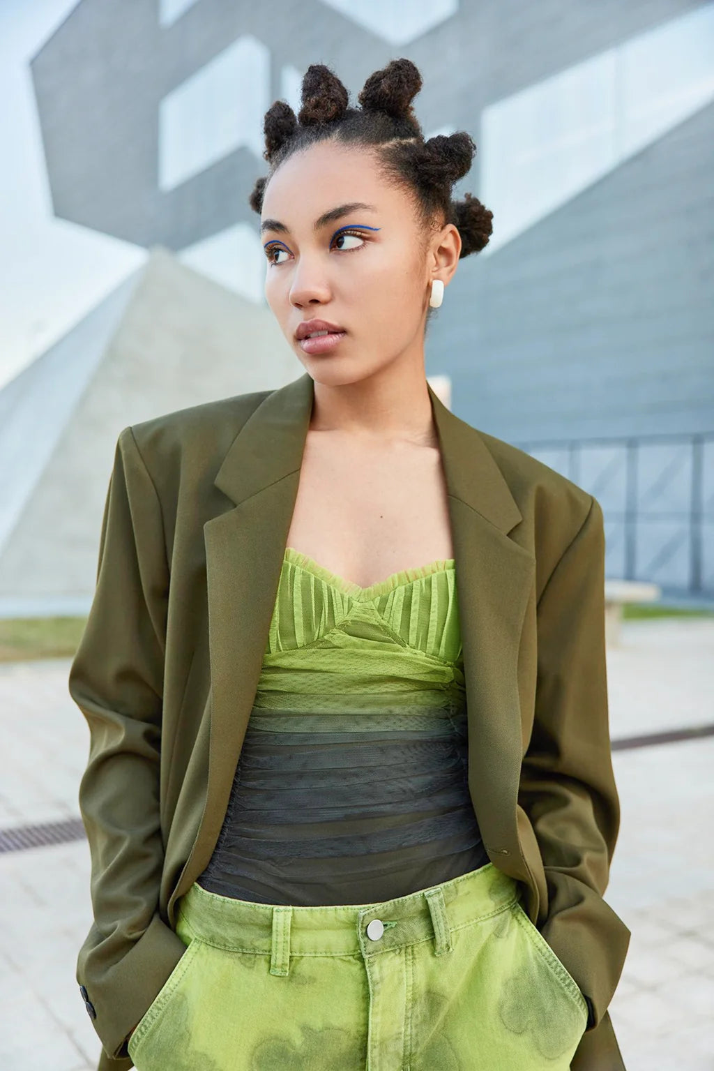 Olive and Acid Lime Three Piece Set