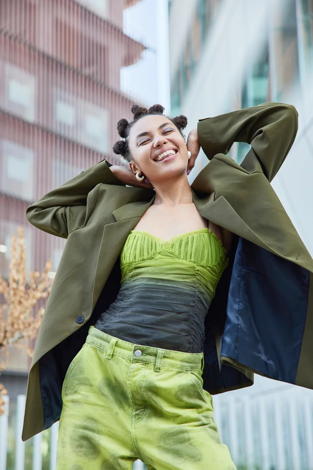 Olive and Acid Lime Three Piece Set
