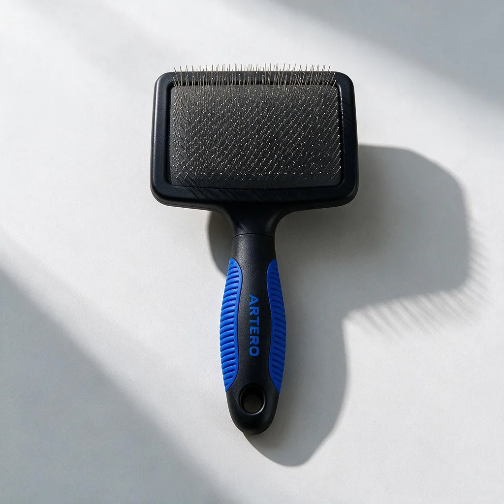 Slicker Brush and Steel Comb Set